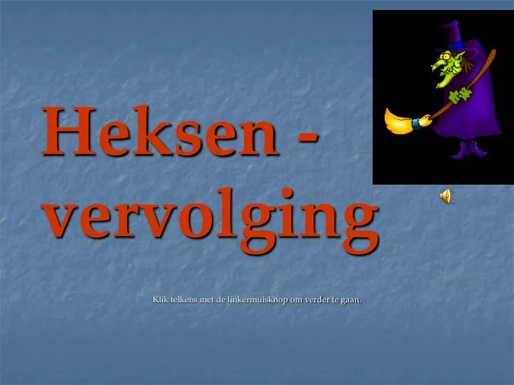 heksen vervolging