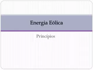 energia e lica