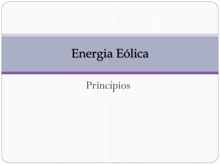 energia e lica