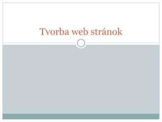 tvorba web str nok
