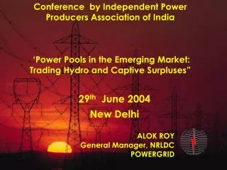 Conference by Independent Power Producers Association of India