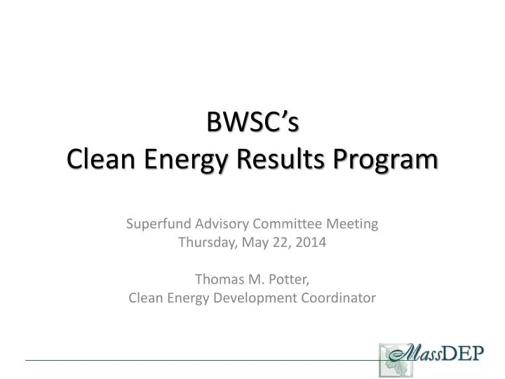 bwsc s clean energy results program