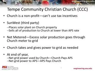 Tempe Community Christian Church (CCC)