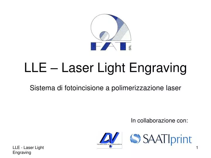 lle laser light engraving sistema di fotoincisione a polimerizzazione laser