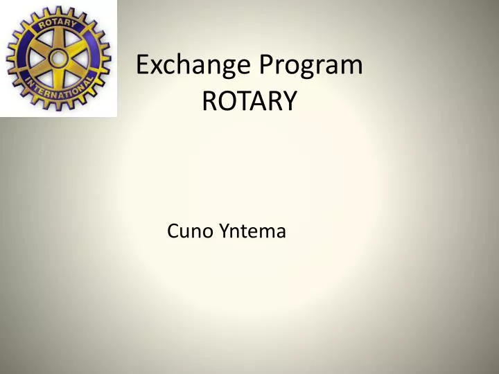 exchange program rotary
