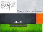 Lekce 2 - slide 1