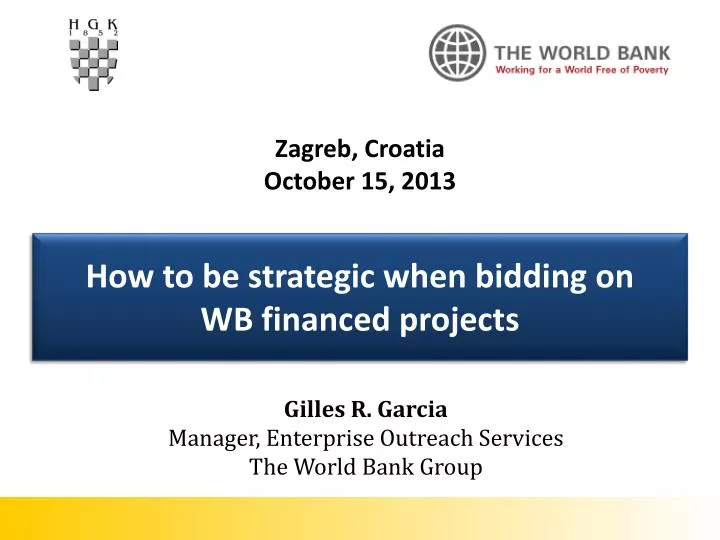 gilles r garcia manager enterprise outreach services the world bank group