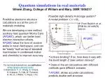 Possible high-density H-storage system? A model problem : Ca + -4 H 2 - slide 1