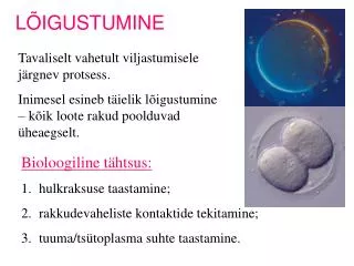 l igustumine