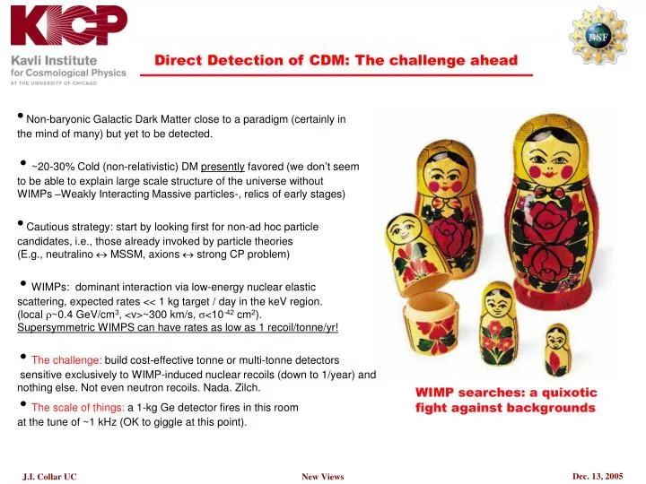 direct detection of cdm the challenge ahead