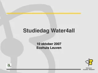 studiedag water4all