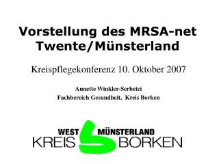 vorstellung des mrsa net twente m nsterland