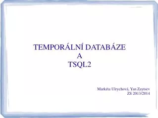 tempor ln datab ze a tsql2