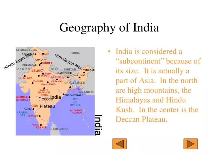 geography of india