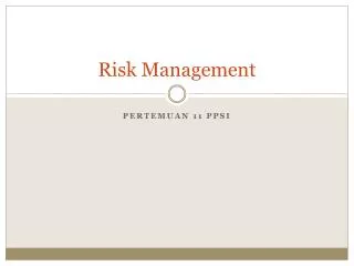 risk management