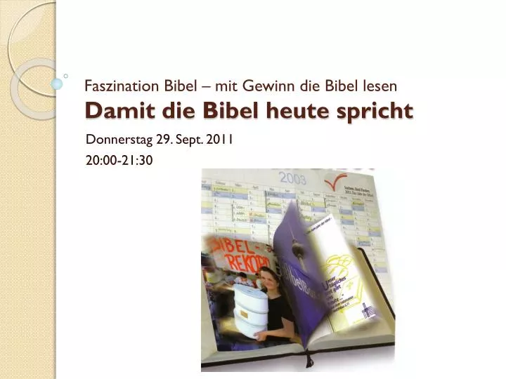 faszination bibel mit gewinn die bibel lesen damit die bibel heute spricht