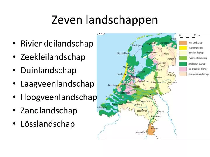 zeven landschappen