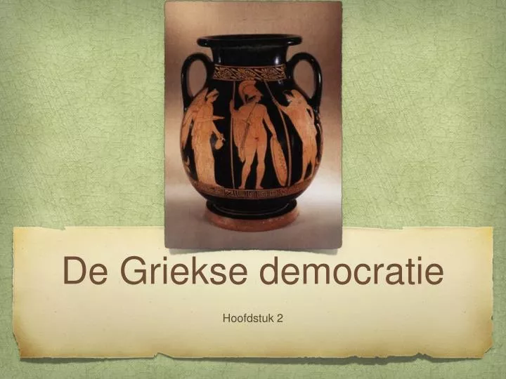 de griekse democratie