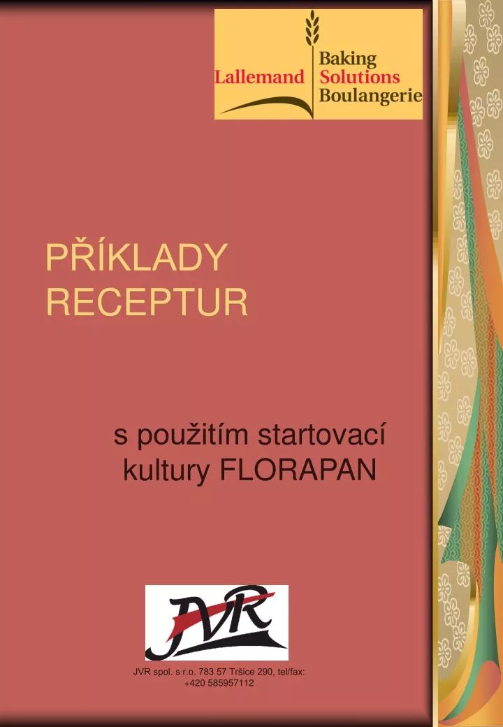 p klady receptur