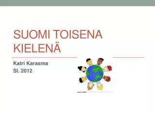 suomi toisena kielen