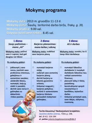mokym programa