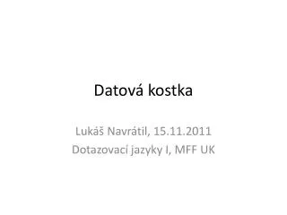 datov kostka