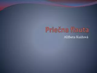 prie na flauta