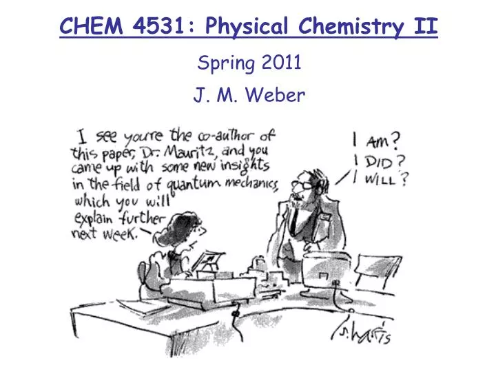 chem 4531 physical chemistry ii