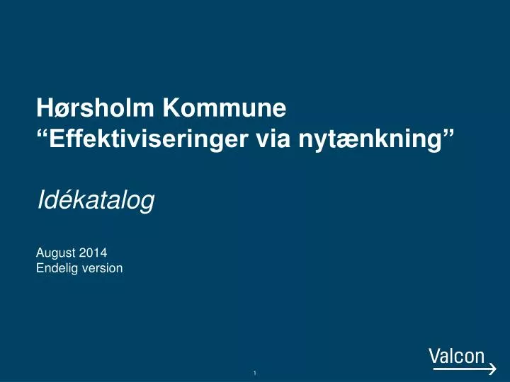 h rsholm kommune effektiviseringer via nyt nkning id katalog august 2014 endelig version