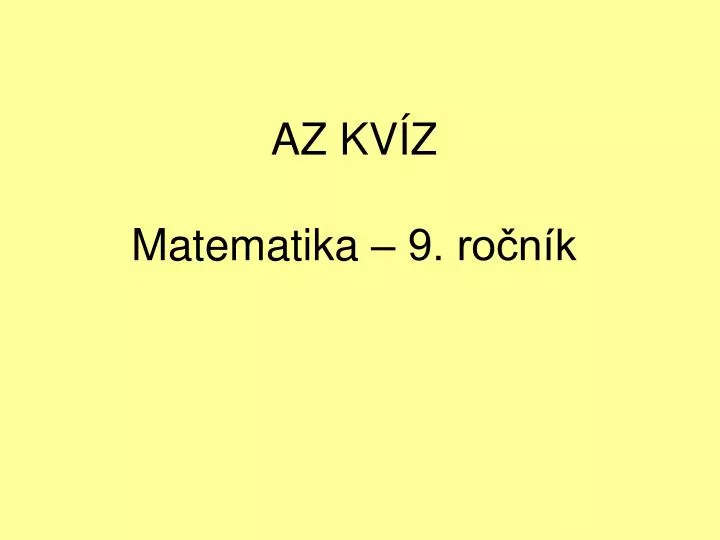 az kv z matematika 9 ro n k