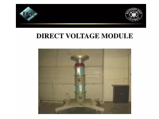 DIRECT VOLTAGE MODULE