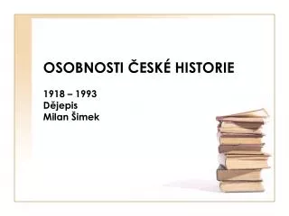 osobnosti esk historie