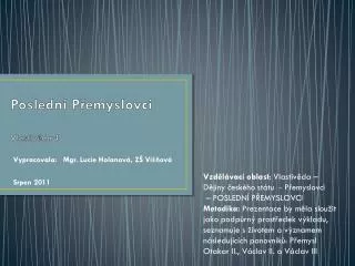 posledn p emyslovci vlastiv da 4
