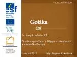 Gotika - slide 1