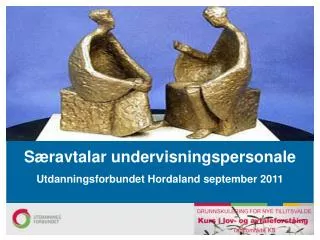 Særavtalar undervisningspersonale Utdanningsforbundet Hordaland september 2011