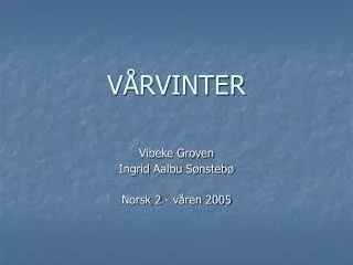 v rvinter