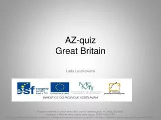 AZ- quiz Great Britain