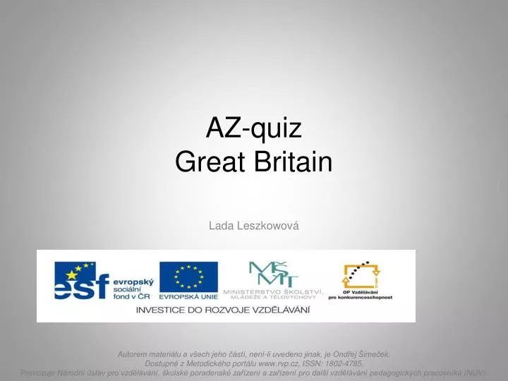 az quiz great britain