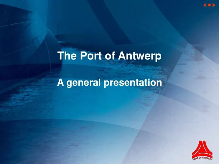 the port of antwerp a general presentation