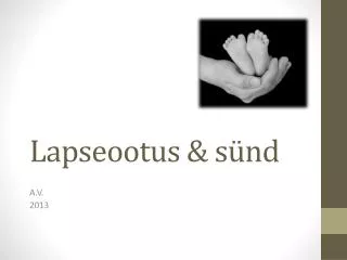 lapseootus s nd
