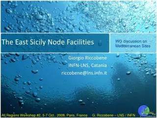 The East Sicily Node Facilities