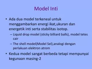 model inti