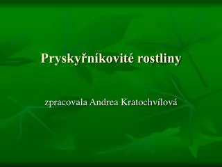 prysky n kovit rostliny