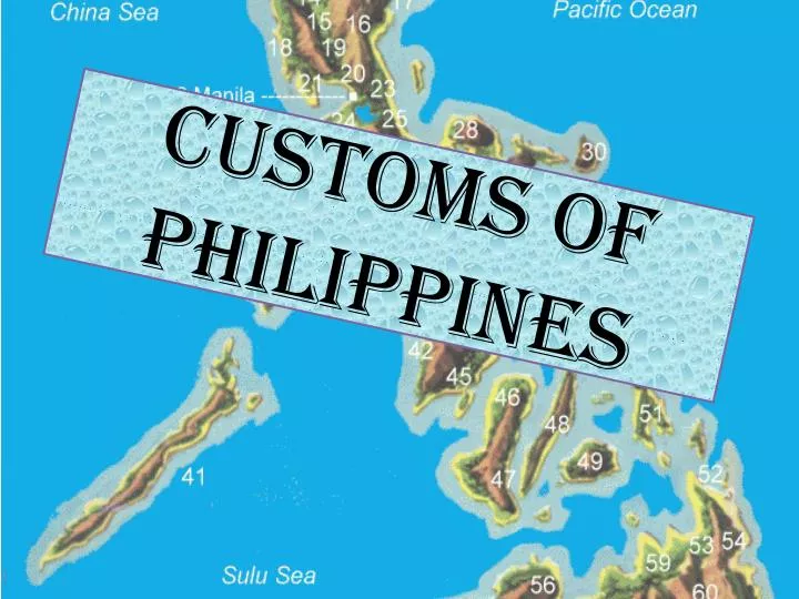 customs of philippines