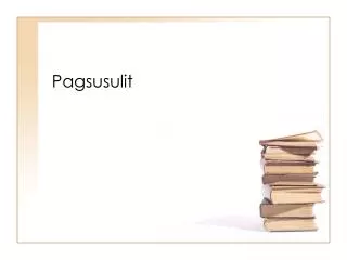 pagsusulit