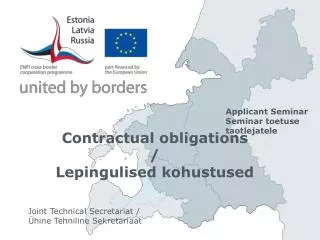 Contractual obligations / Lepingulised kohustused