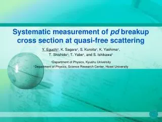 Systematic measurement of pd breakup cross section at quasi-free scattering
