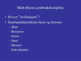 midt stens jordbrukskompleks