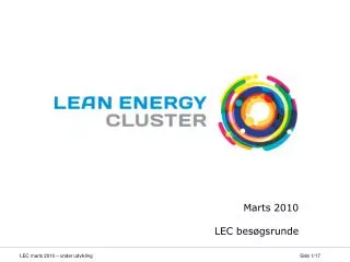 marts 2010 lec bes gsrunde