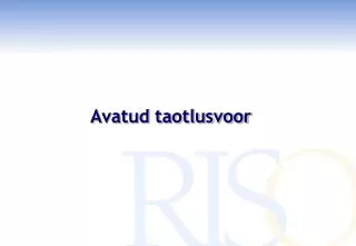 avatud taotlusvoor